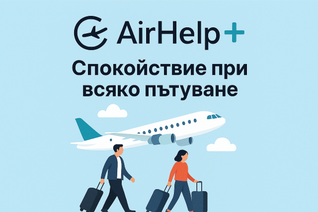 излитащи самолети – Спокойствие за пътници с AirHelp Plus